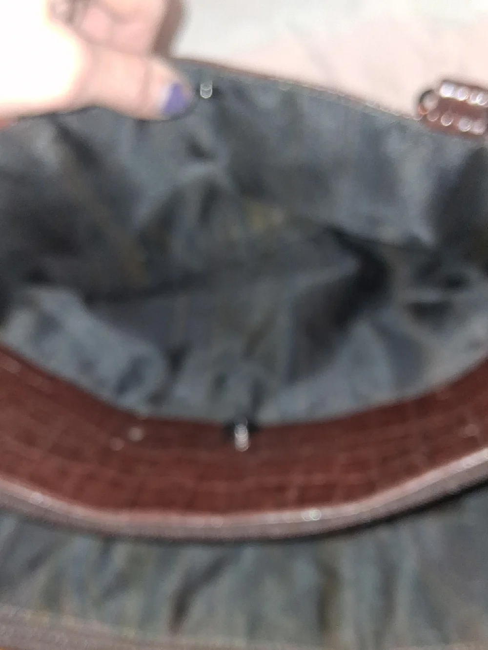 Preston & York Brown Croc-Embossed Laptop Bag